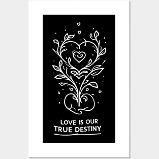 Love is our True Destiny Posters and Art